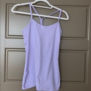 Lululemon lavender racerback tank top
